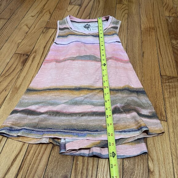 Pilcro Anthropologie NWT Sunset Dyed Motif Twist Back Tank Top Small Petite‎ - Picture 7 of 8